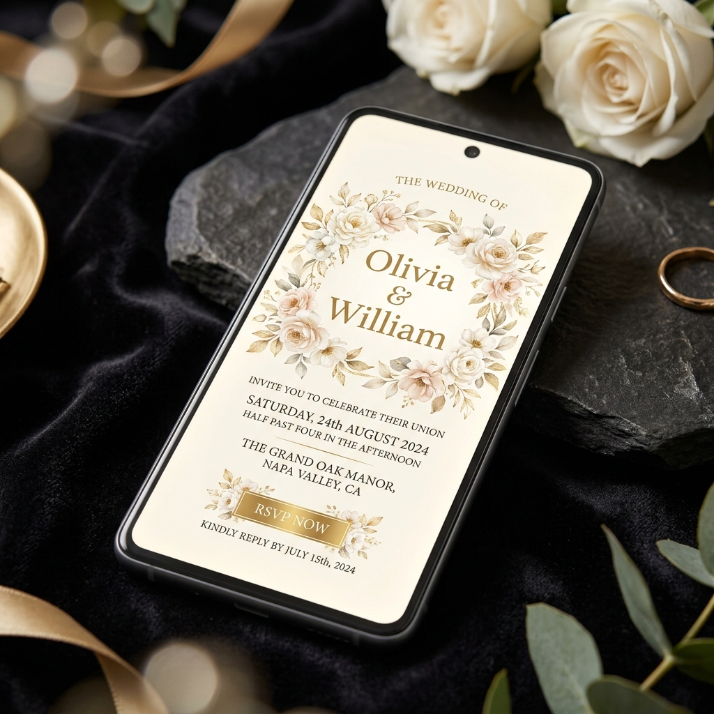 Invitación digital Boda